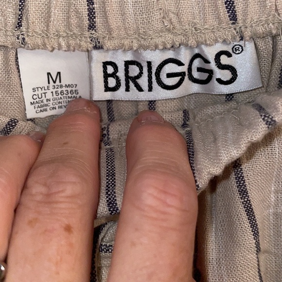 Briggs Linen-Blend Pants Medium-Coastal Beachy - Picture 4 of 6